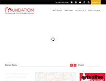 Tablet Screenshot of foundationscps.org